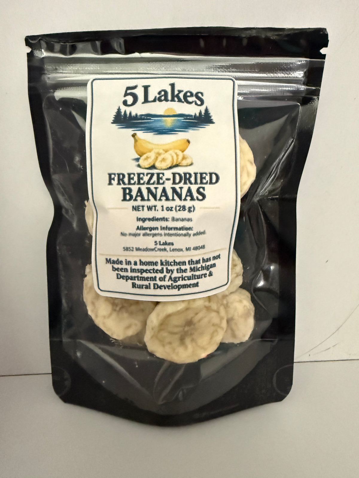 Freeze Dried Bananas